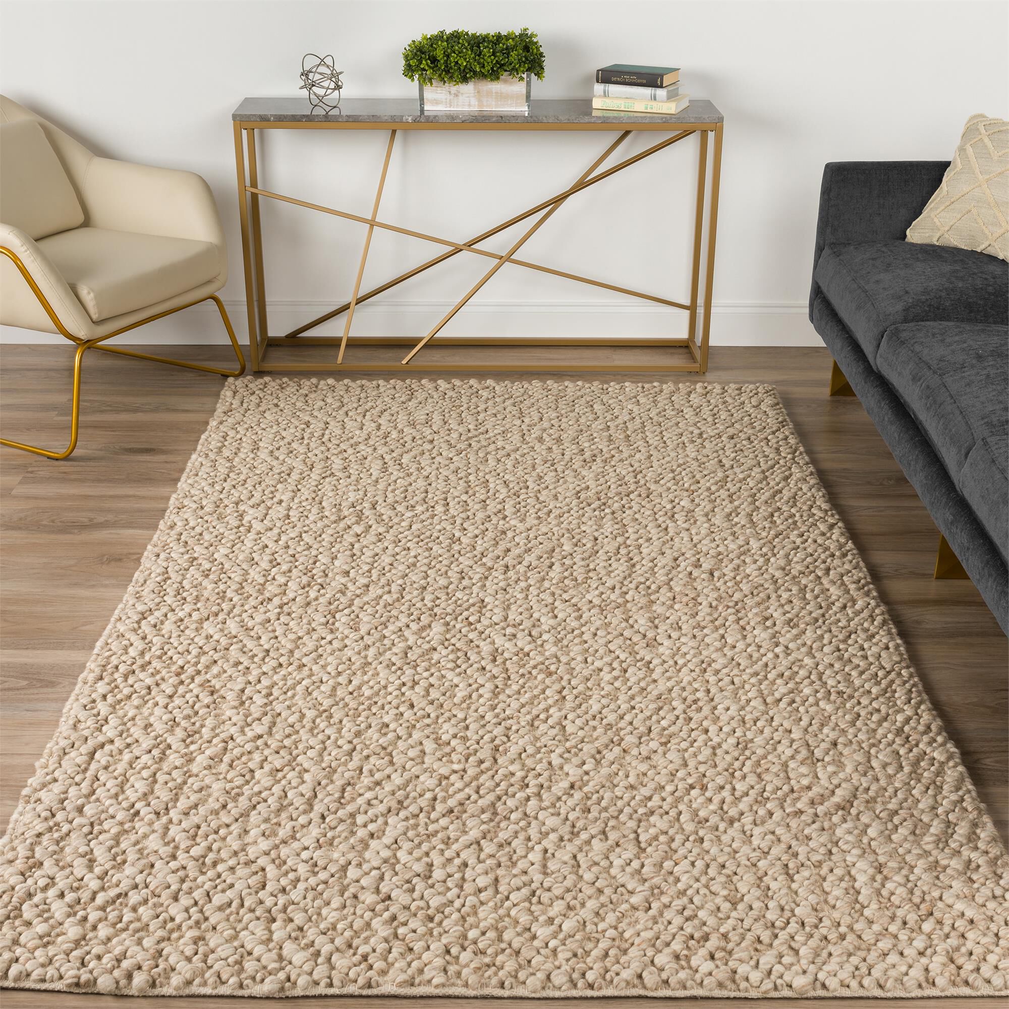 Gorbea GR1 Hand Loomed Wool Area Rug