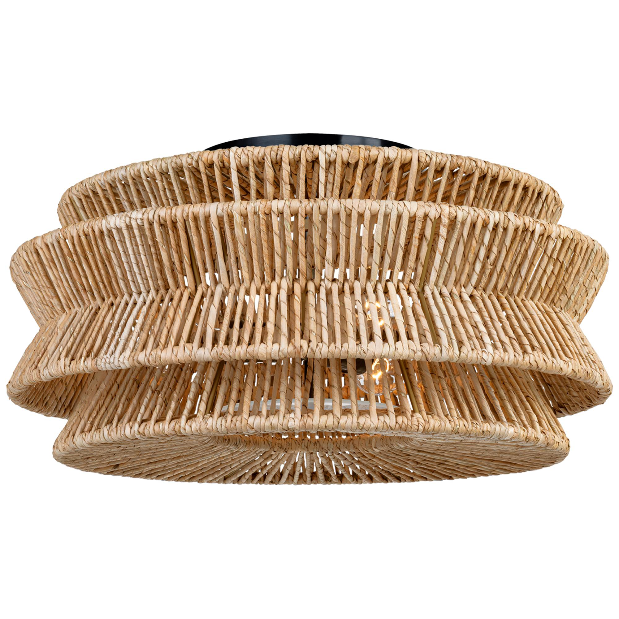 Chapman & Myers Antigua 23 Inch 3 Light Semi Flush Mount