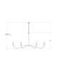 Saxon 63 Inch Chandelier