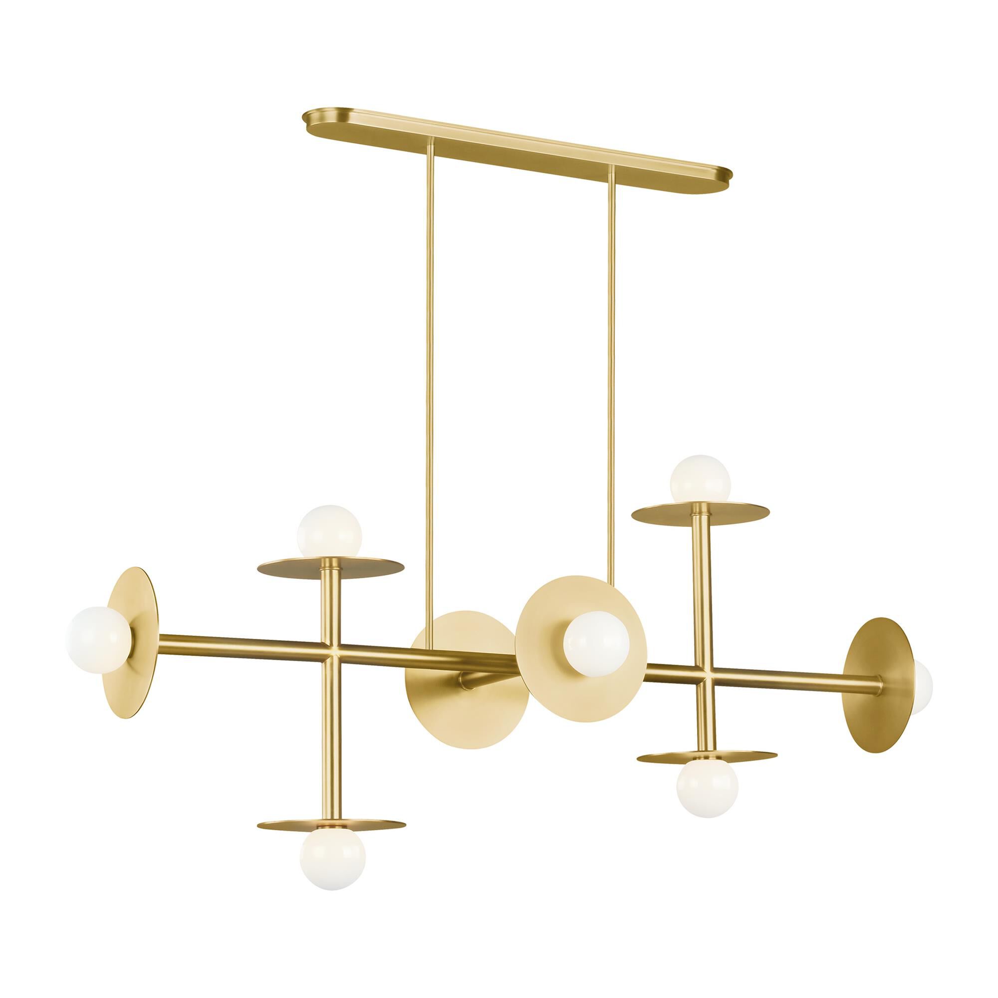 Kelly Wearstler Nodes 53 Inch Linear Chandelier