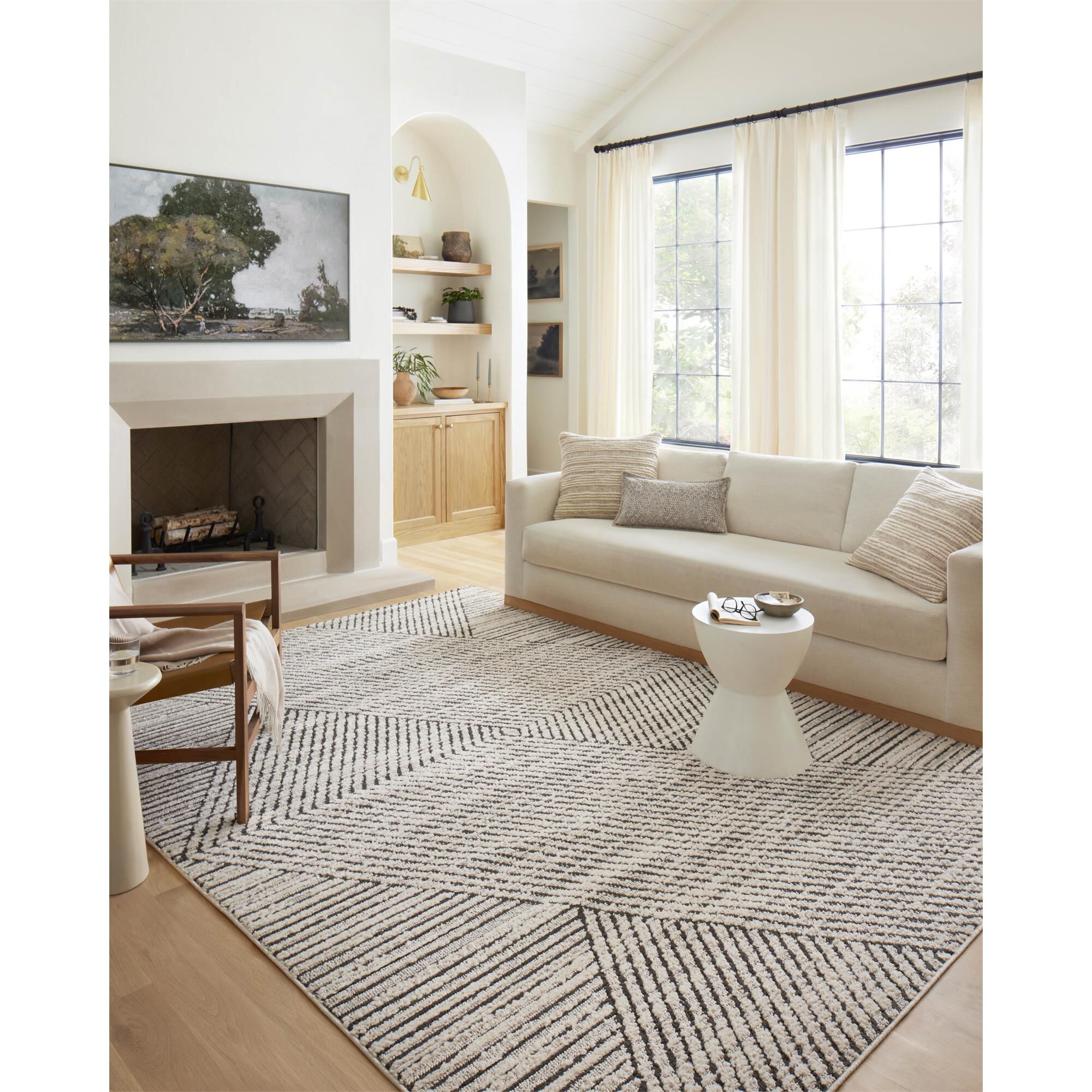 Fabian Power Woven Area Rug