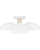 Ellen DeGeneres Jane 24 Inch 3 Light Semi Flush Mount