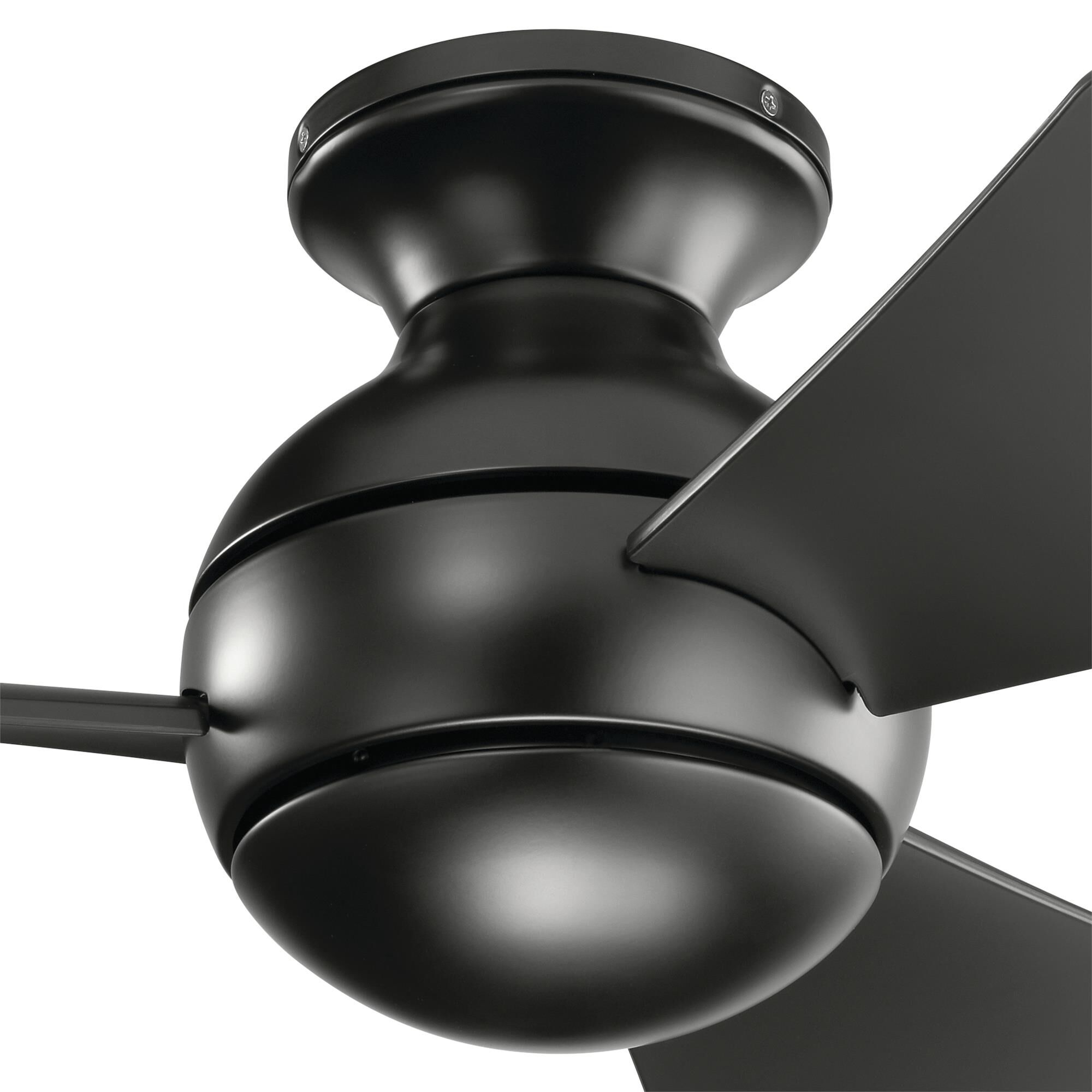 Sola 34 Inch Flush Mount Fan with Light Kit