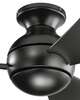 Sola 34 Inch Flush Mount Fan with Light Kit
