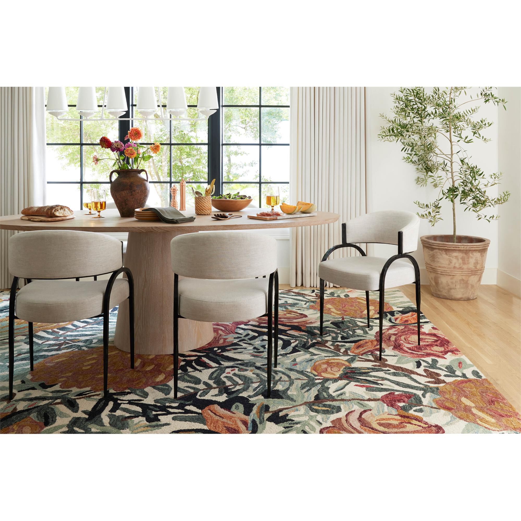 Belladonna Hand Hooked Wool Area Rug