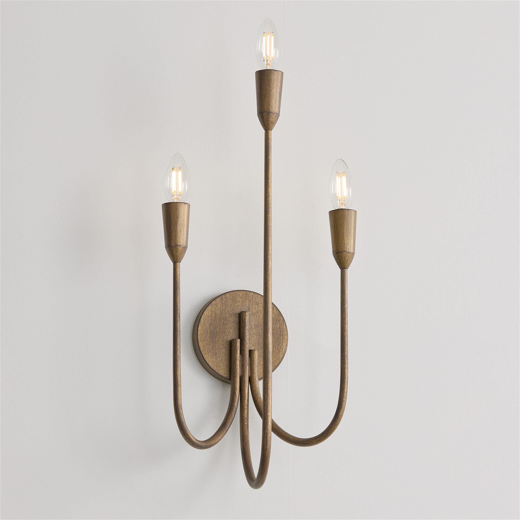 Marley Large 3 Light Wall Sconce
