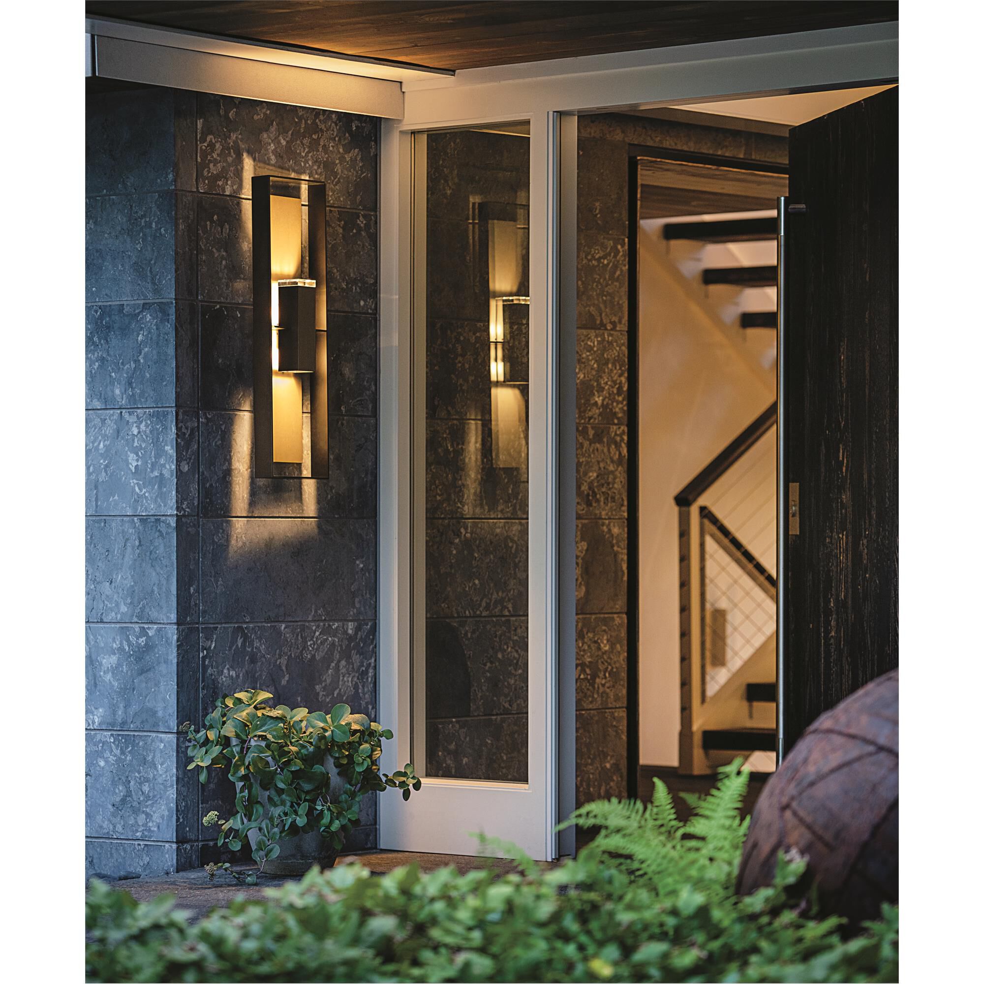 Shadow Box 34 Inch Outdoor Wall Light