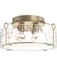 Bow 20 Inch 4 Light Semi Flush Mount