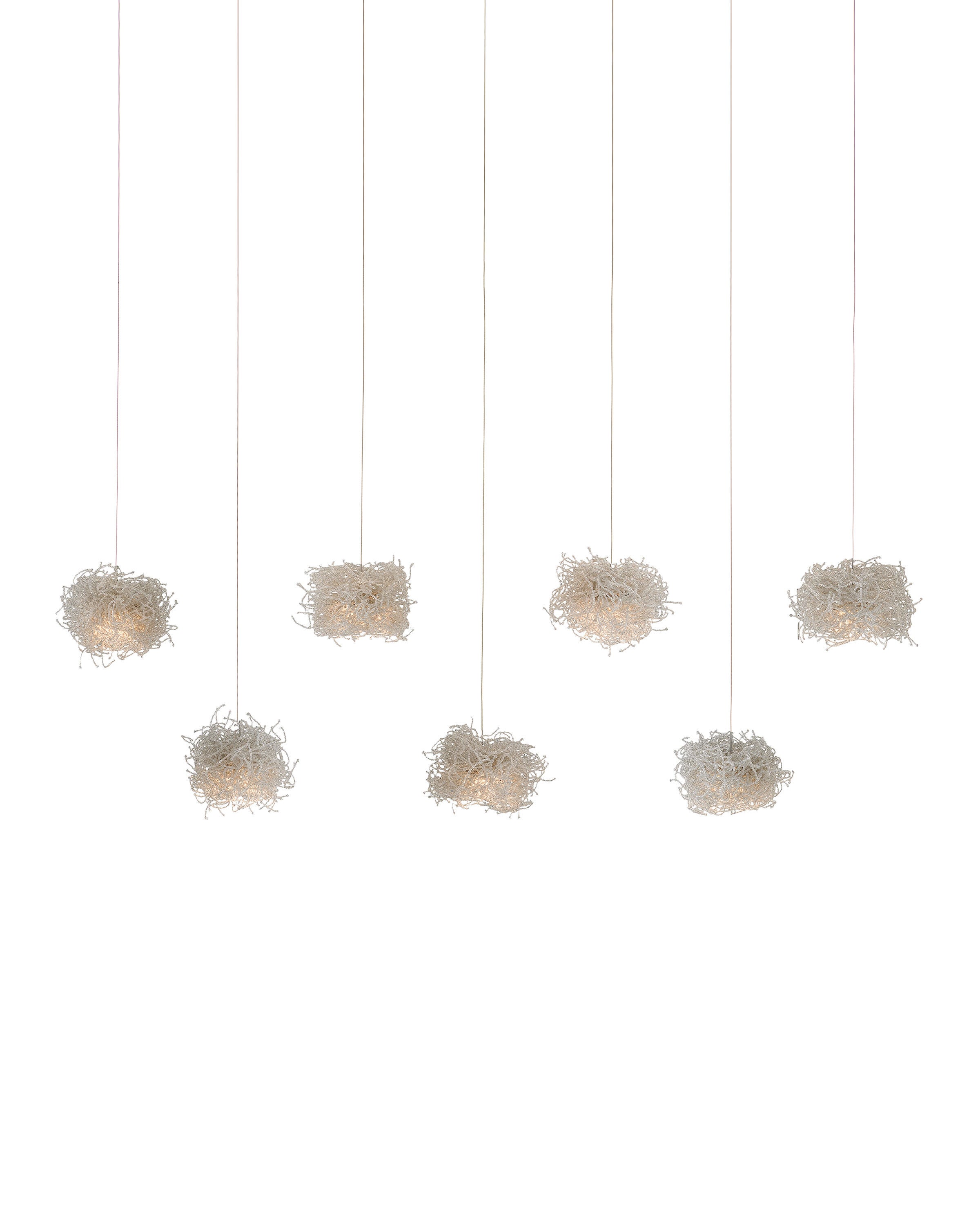 Birds Nest Large Linear Chandelier