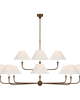 Thomas O'Brien Piaf 35 Inch Chandelier