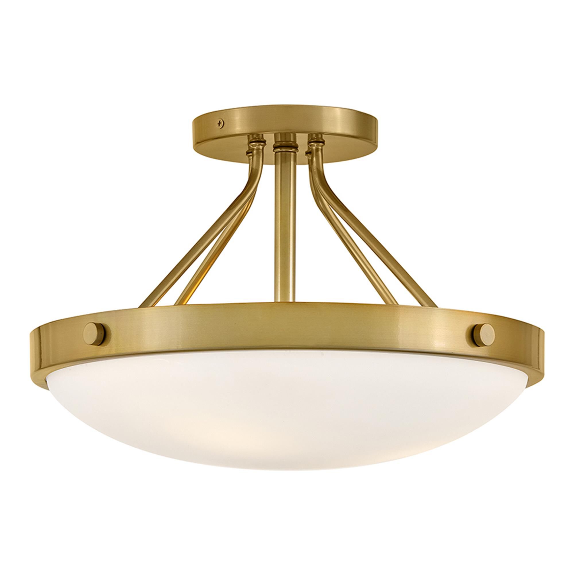 Gus 14 Inch 3 Light Semi Flush Mount