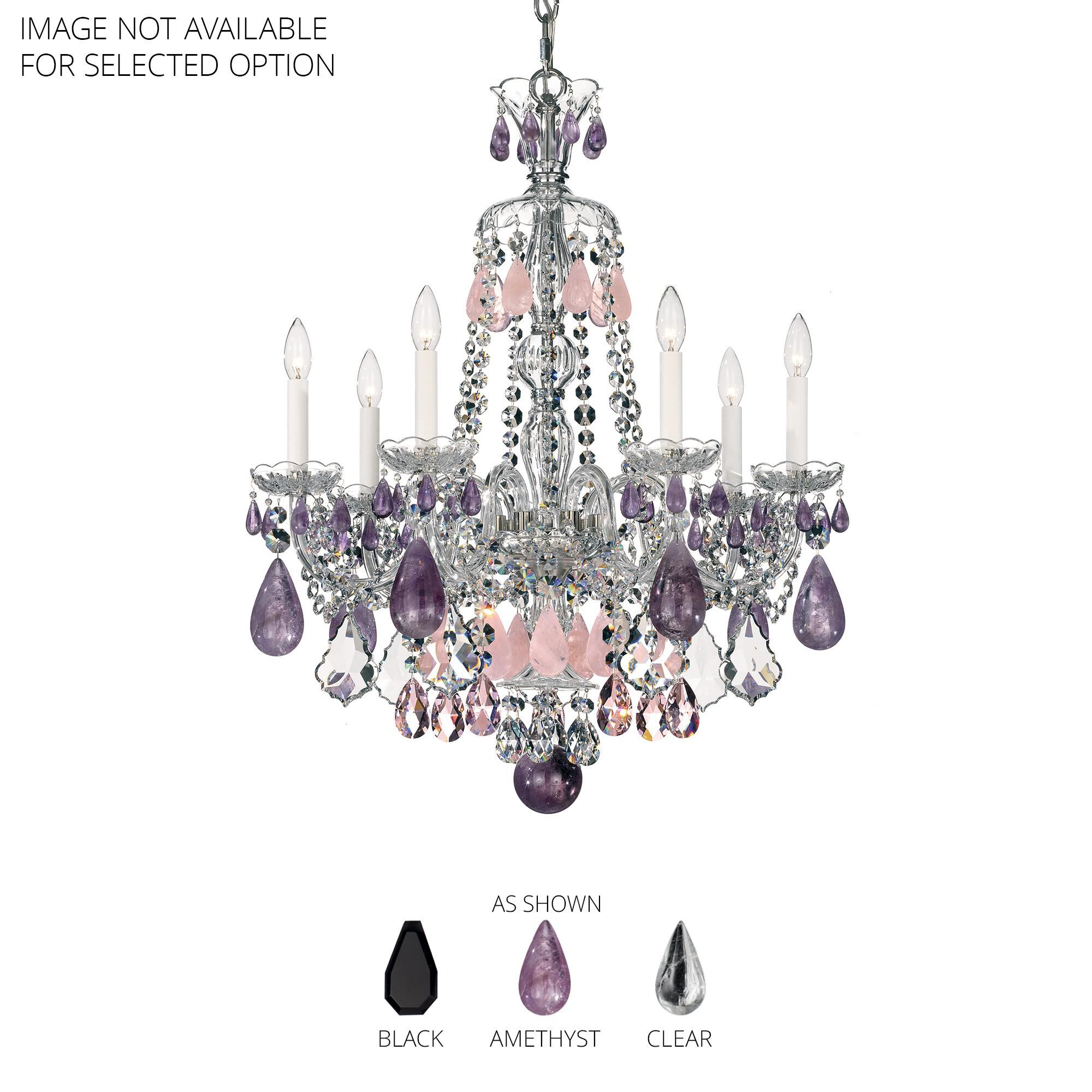 Hamilton Rock Crystal 24 Inch Chandelier