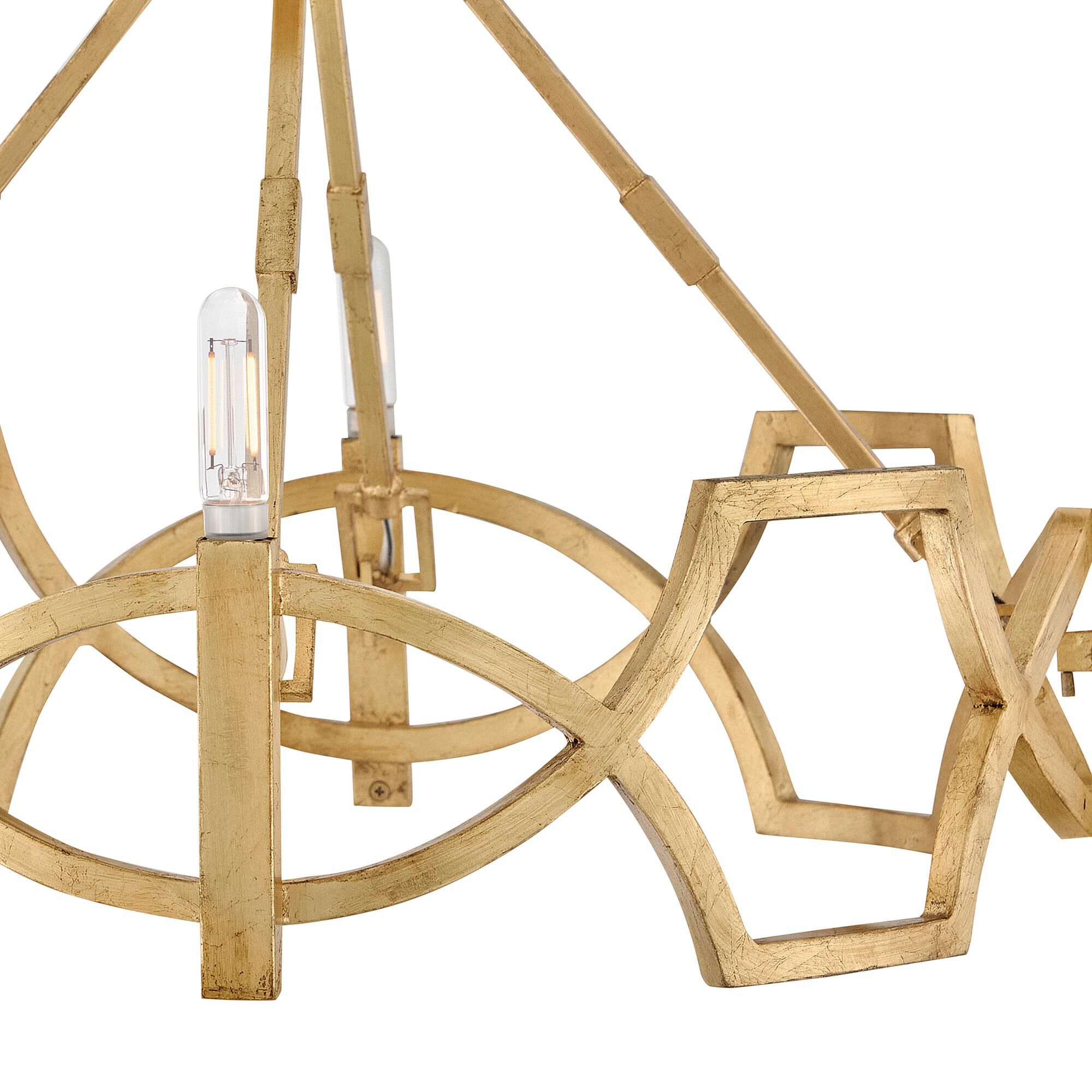 Leona 22 Inch 4 Light Semi Flush Mount