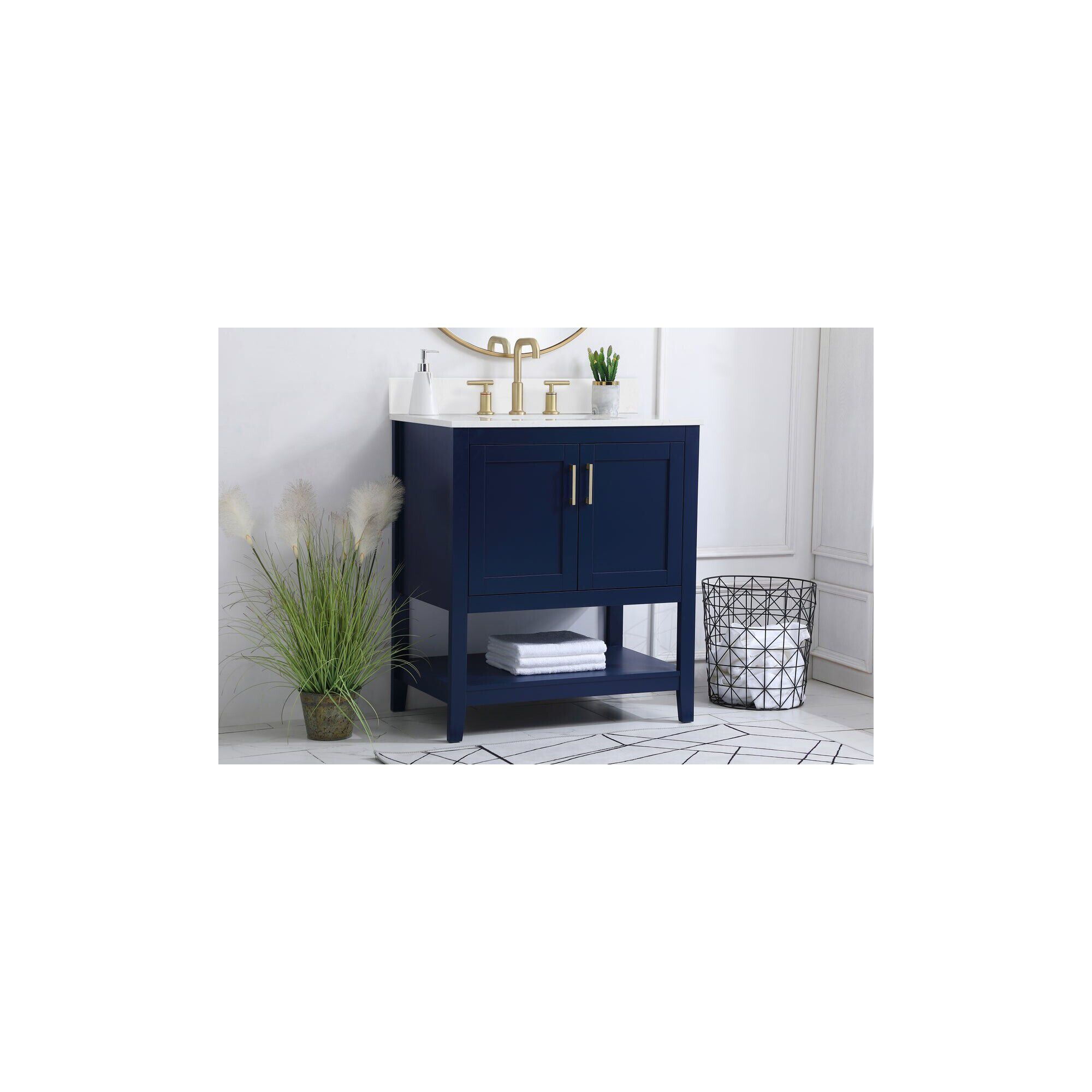 Aubrey 19 Inch Bath Vanity Cabinet