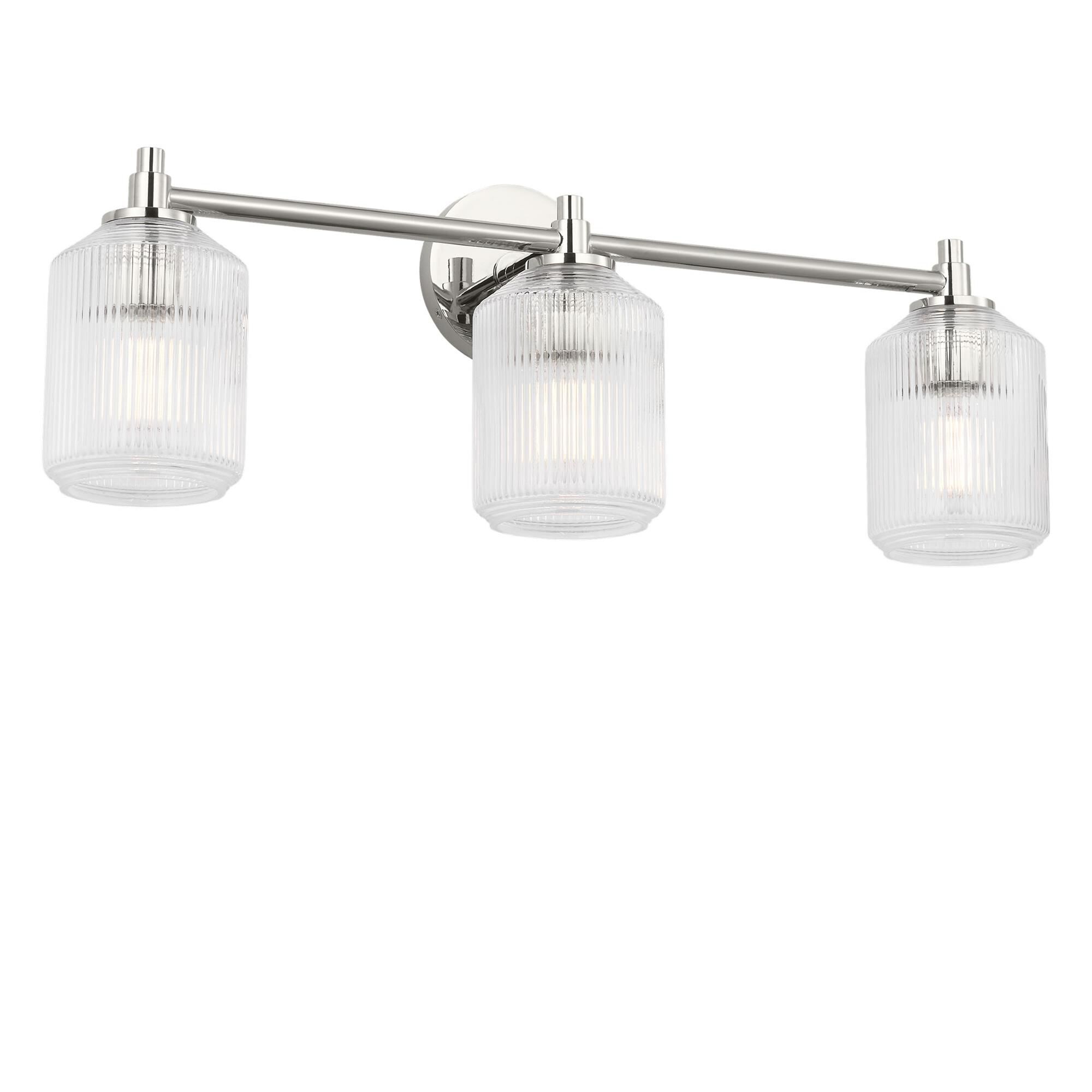 Chapman & Myers Barstow 26 Inch 3 Light Bath Vanity Light