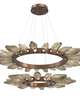 Rock Crystal 42 Inch 50 Light Chandelier