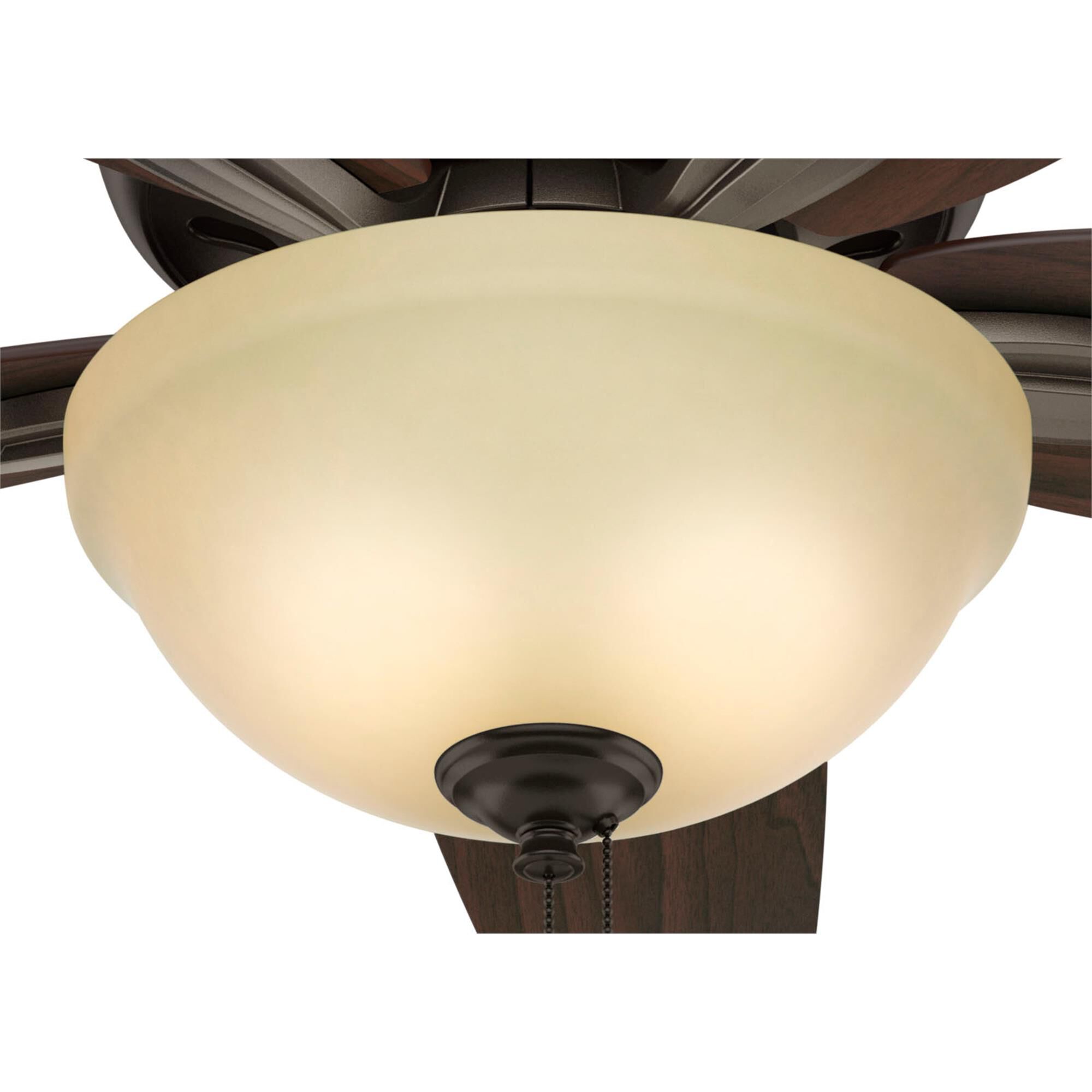 Newsome 42 Inch Flush Mount Fan with Light Kit