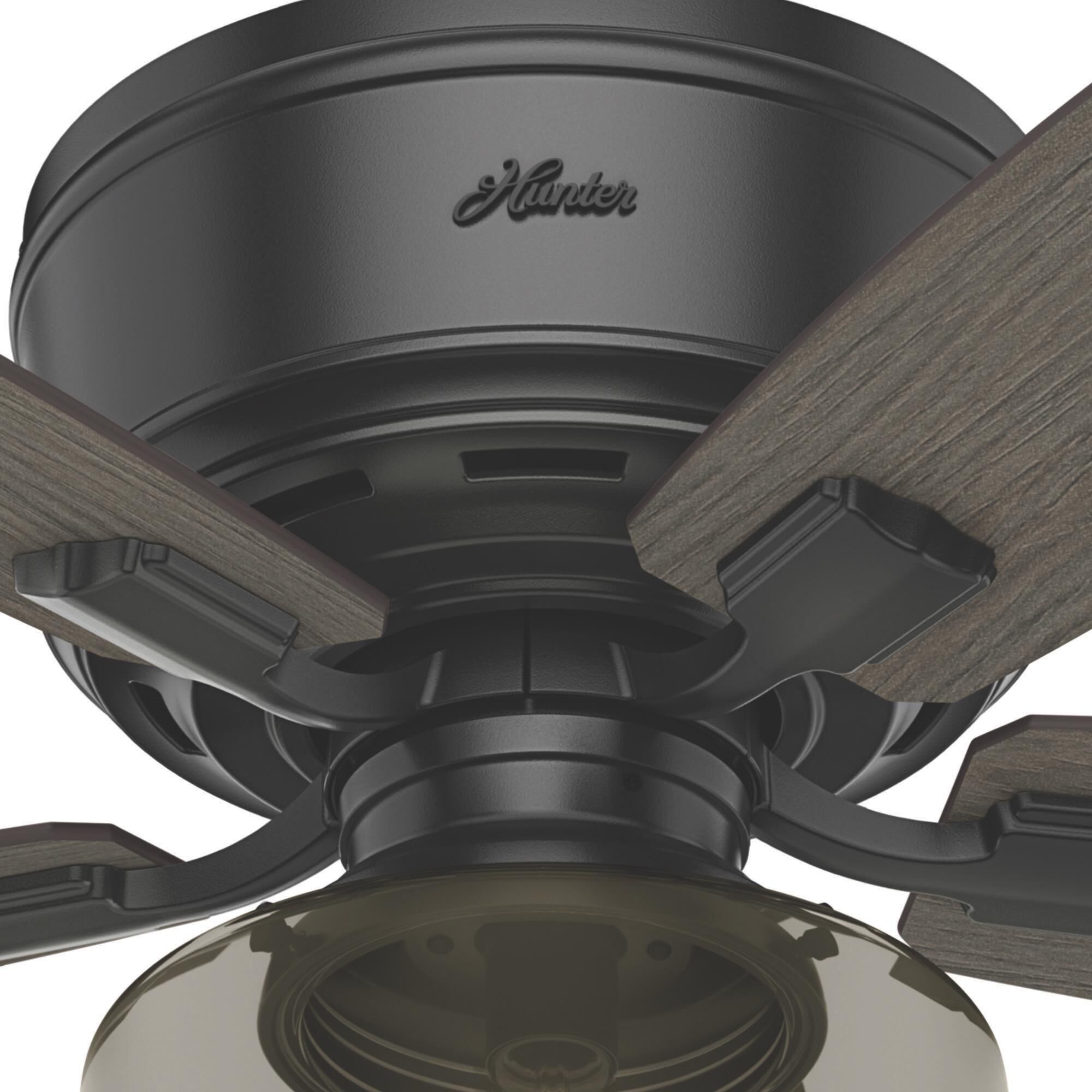 Bennett 52 Inch Flush Mount Fan with Light Kit