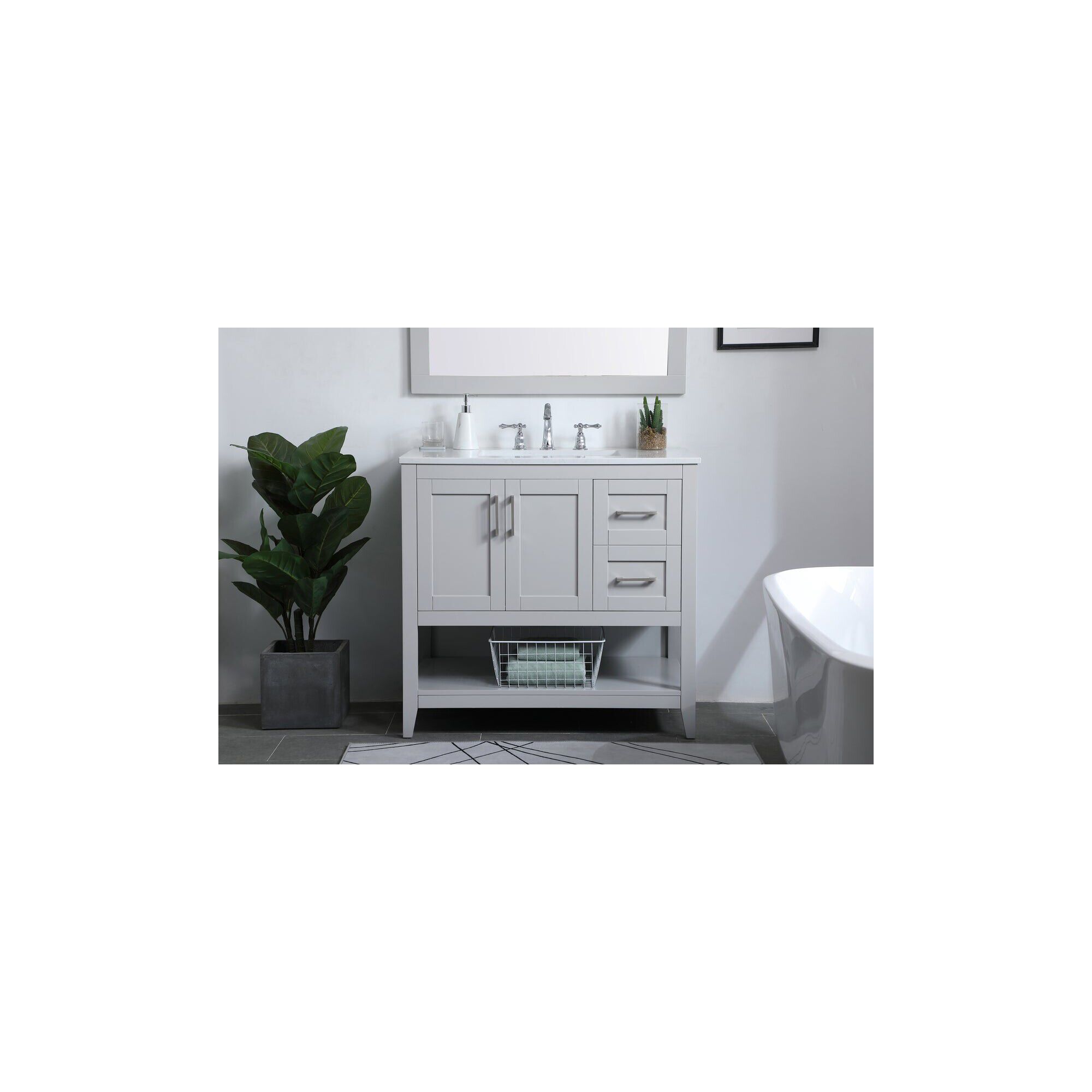 Aubrey 22 Inch Bath Vanity Cabinet