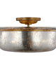 Chapman & Myers Lorford 16 Inch 3 Light Flush Mount