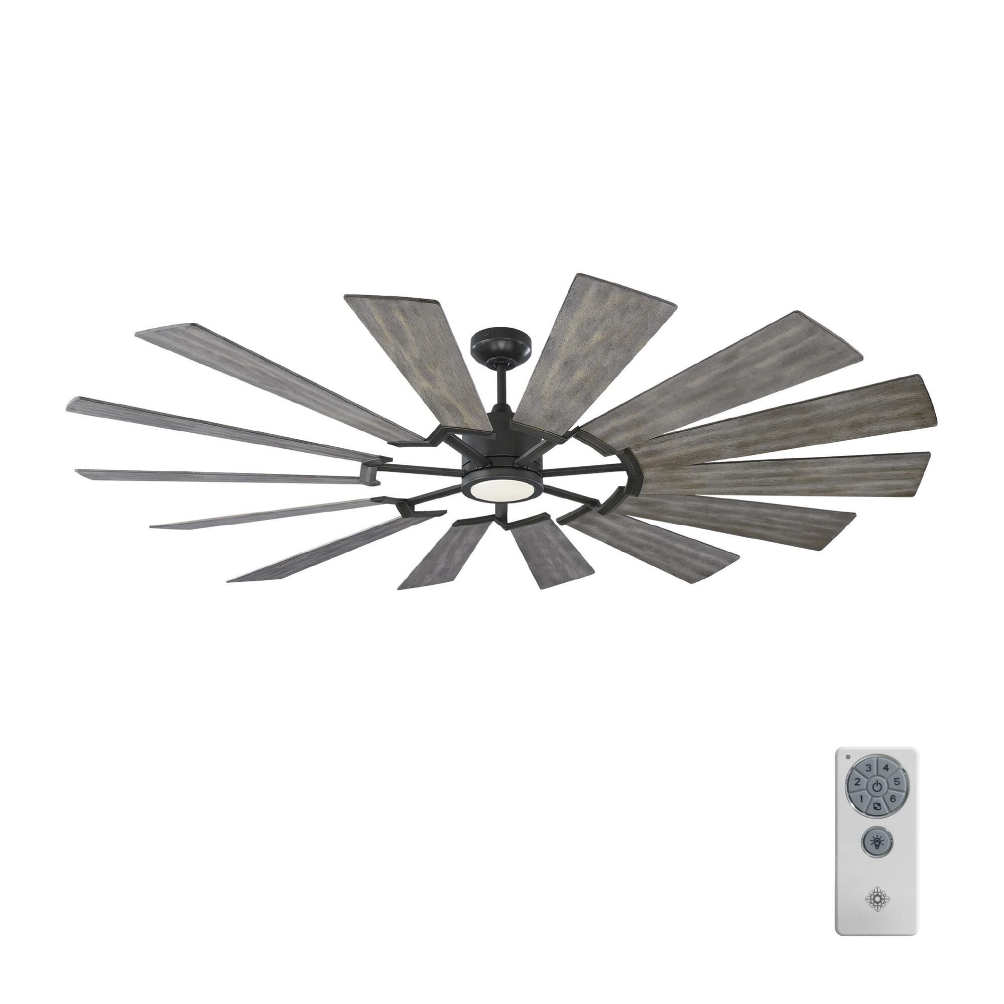 Prairie 72 Inch Ceiling Fan with Light Kit