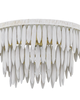 Tiffany 18 Inch Semi Flush Mount