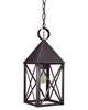 York 19 Inch 1 Light Outdoor Hanging Lantern