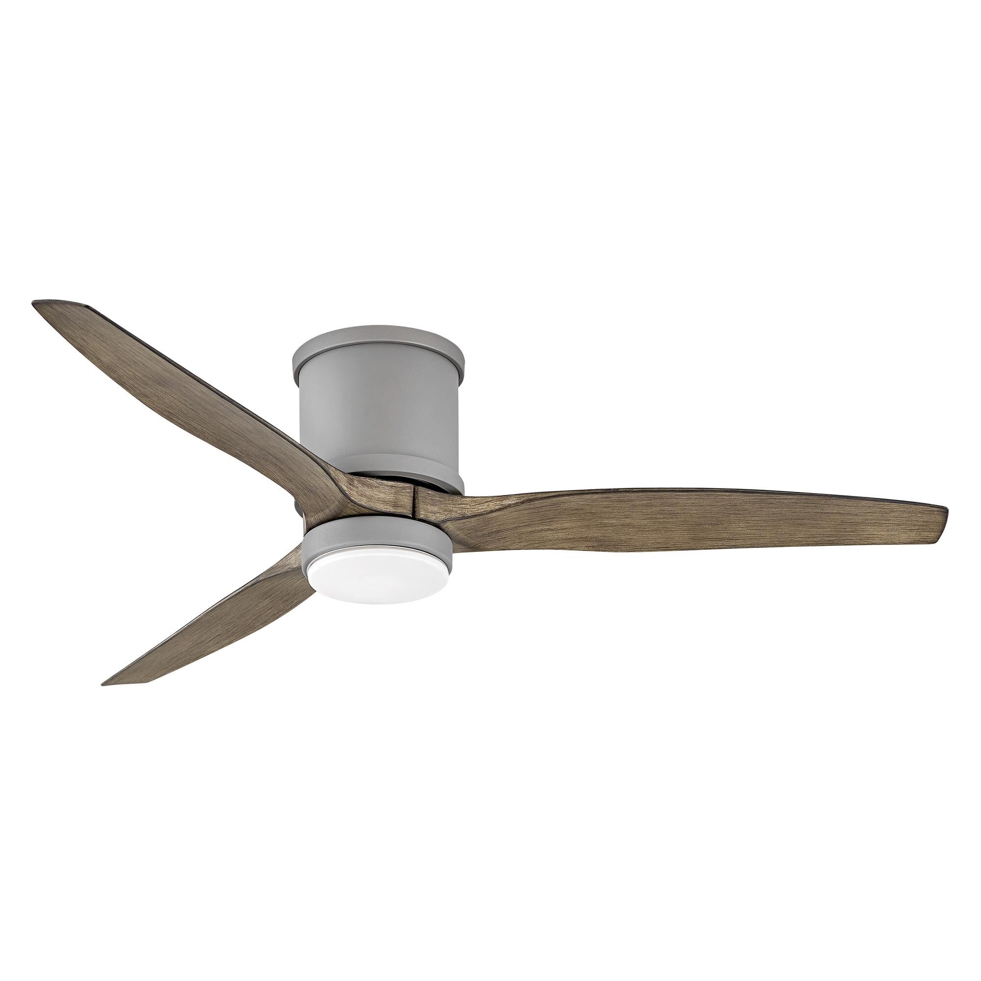 Hover 52 Inch Flush Mount Fan with Light Kit