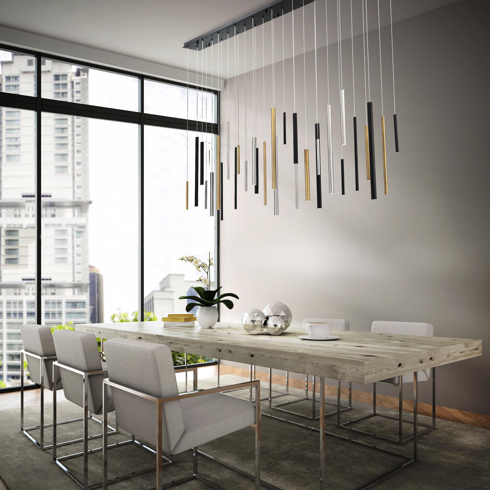 Santana Large Linear Chandelier