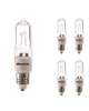 75 Watt T4 JD Halogen Clear E11 120 Volt (5 Pack)