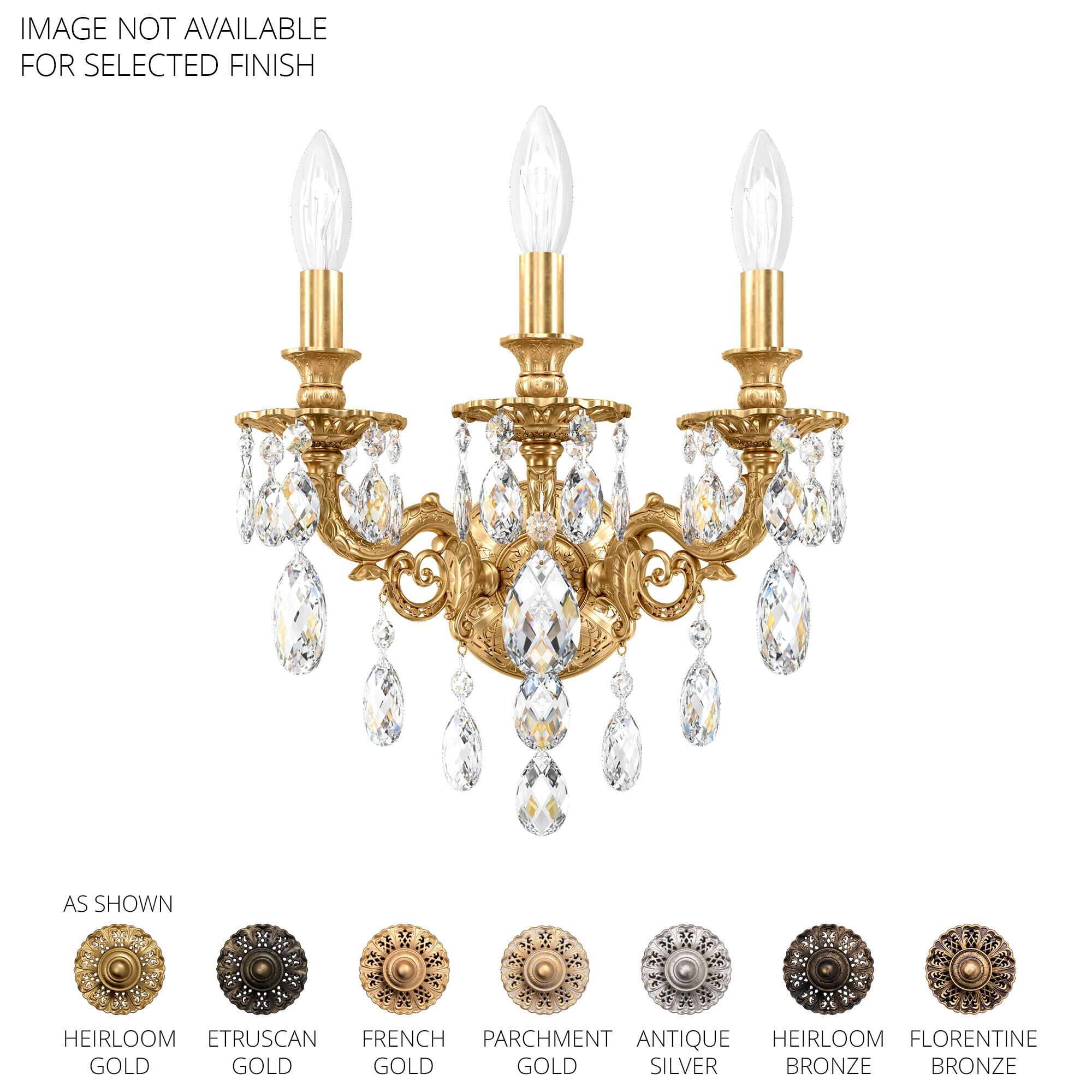 Milano 15 Inch 3 Light Wall Sconce