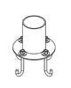 Adaptor Outdoor Pier Mount Adapter