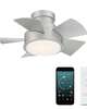 Vox 26 Inch Flush Mount Fan with Light Kit