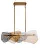 Grotto Small Linear Chandelier