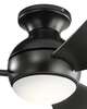 Sola 34 Inch Flush Mount Fan with Light Kit