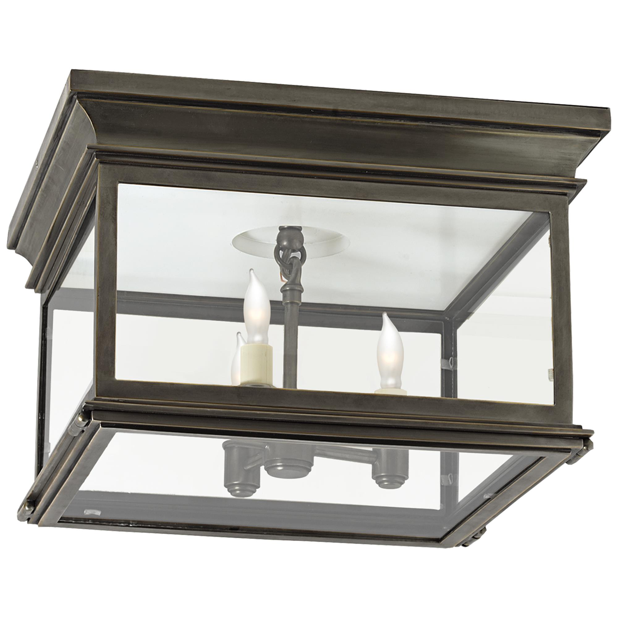 Chapman & Myers Club 13 Inch 3 Light Flush Mount