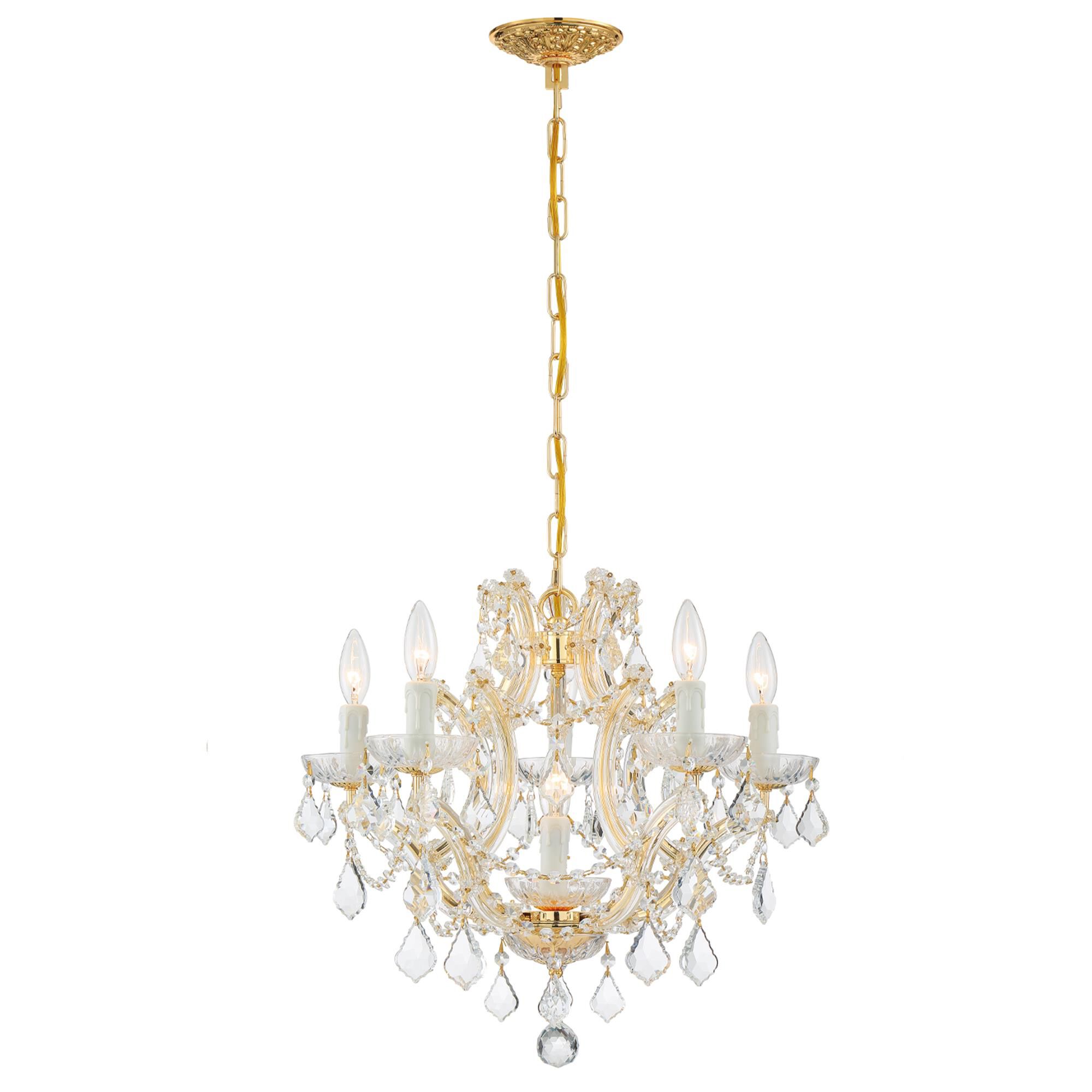 Maria Theresa 20 Inch 6 Light Chandelier