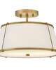 Clarke 15 Inch 2 Light Semi Flush Mount
