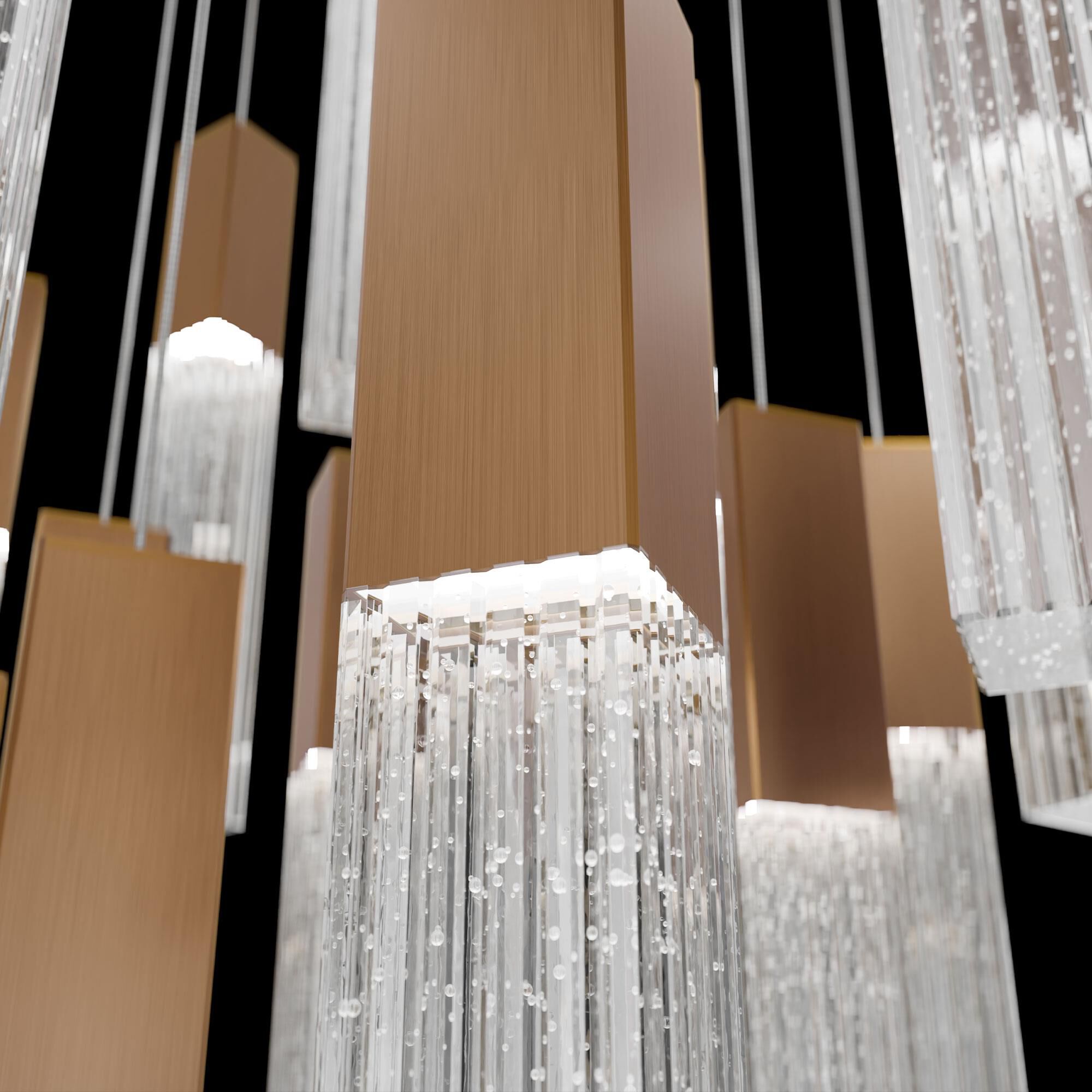 Cinema 25 Inch 21 Light Multi Light Pendant