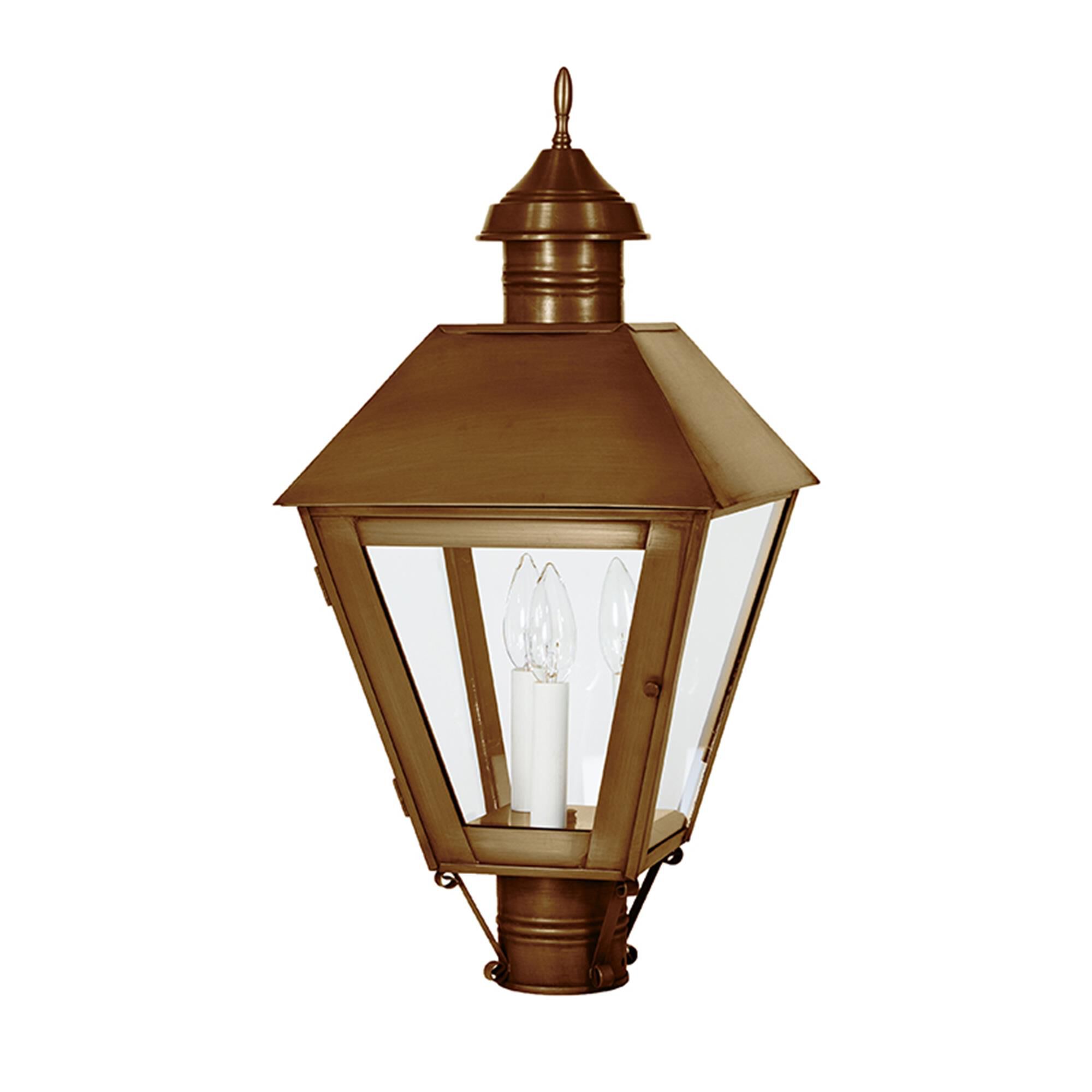 Boston 27 Inch 3 Light Outdoor Post Lamp