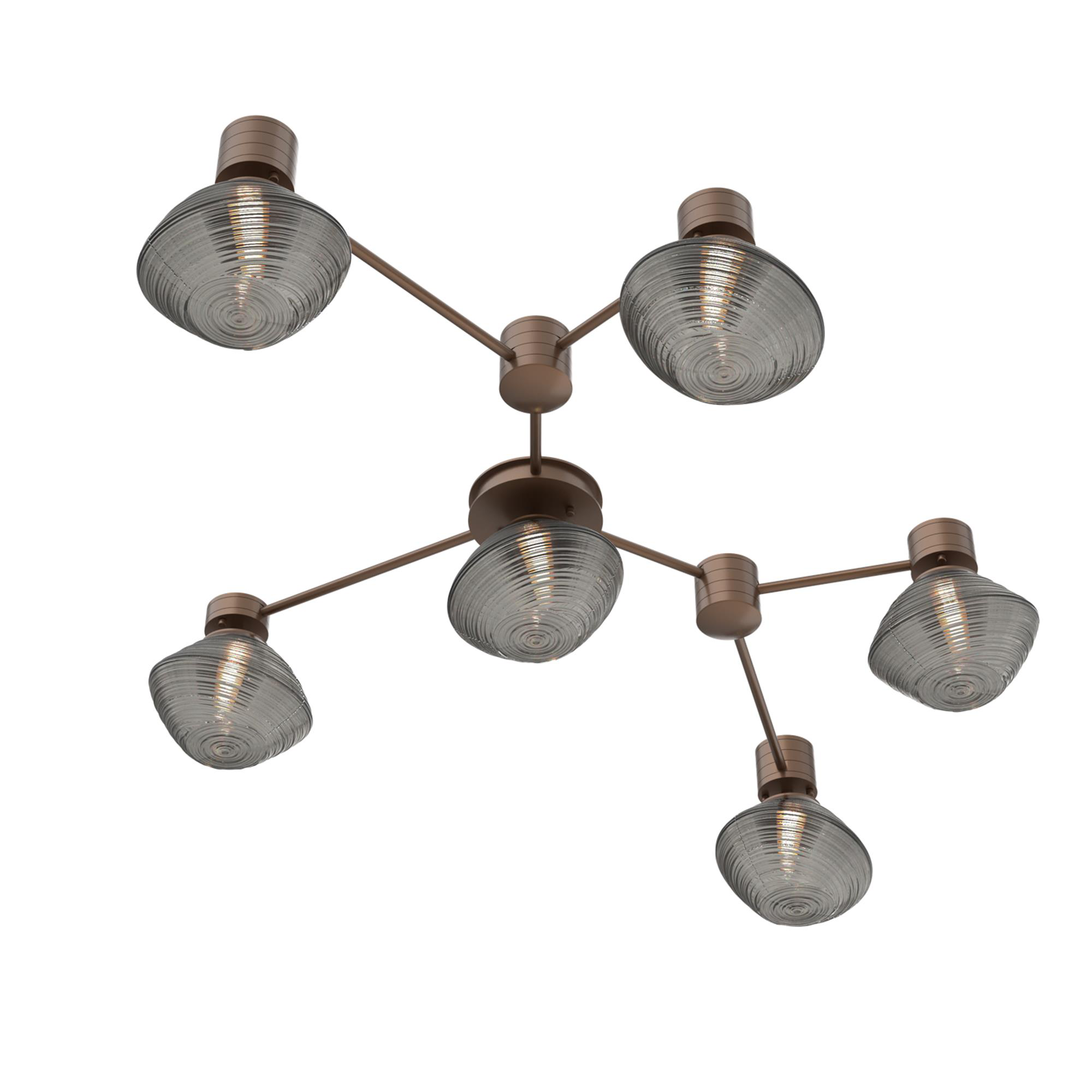 Levi Wilson Mesa 38 Inch 6 Light Semi Flush Mount