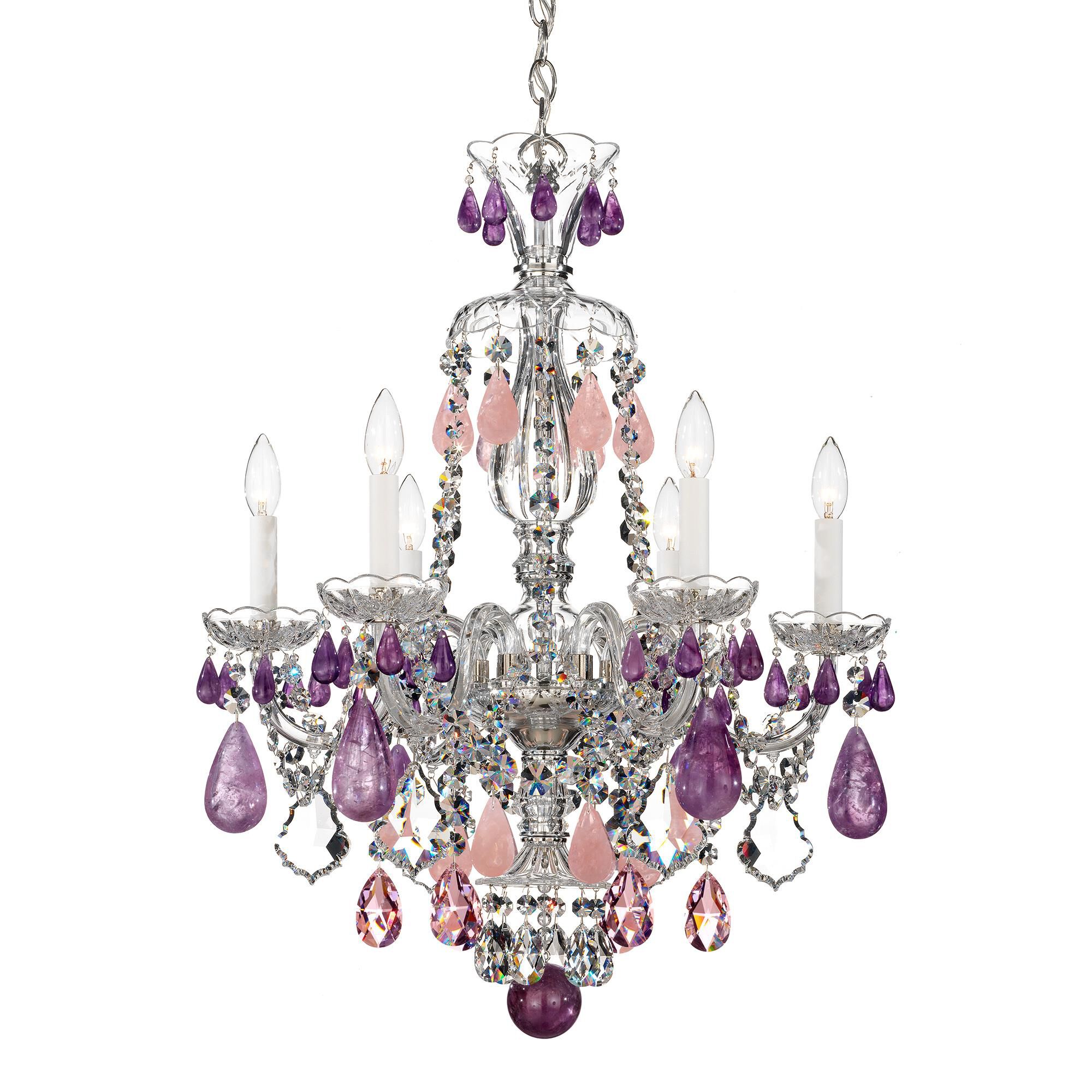 Hamilton Rock Crystal 22 Inch Chandelier