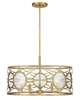 Balfour 24 Inch 5 Light Semi Flush Mount