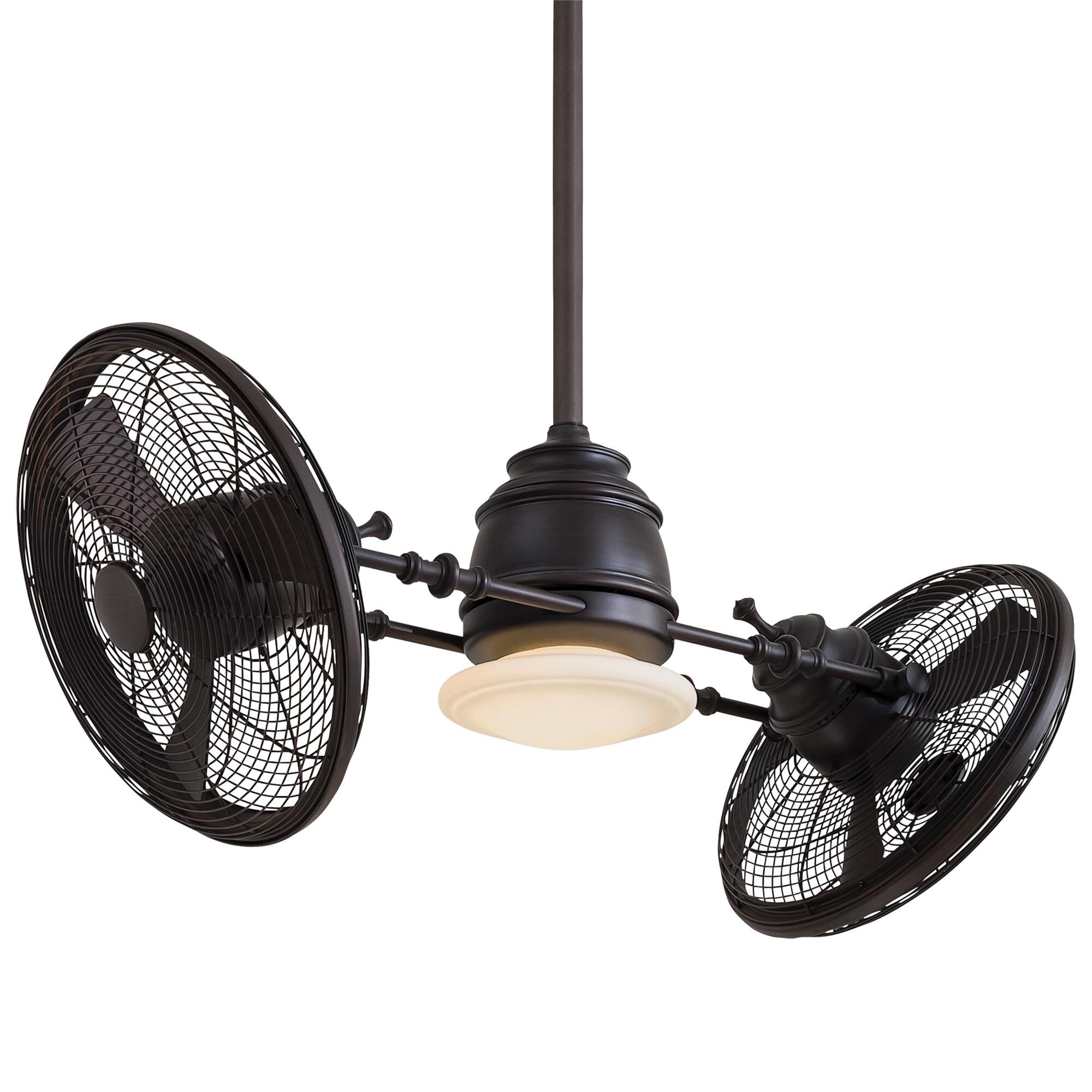 Vintage Gryo 42 Inch Multi Head Ceiling Fan with Light Kit