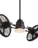 Vintage Gryo 42 Inch Multi Head Ceiling Fan with Light Kit