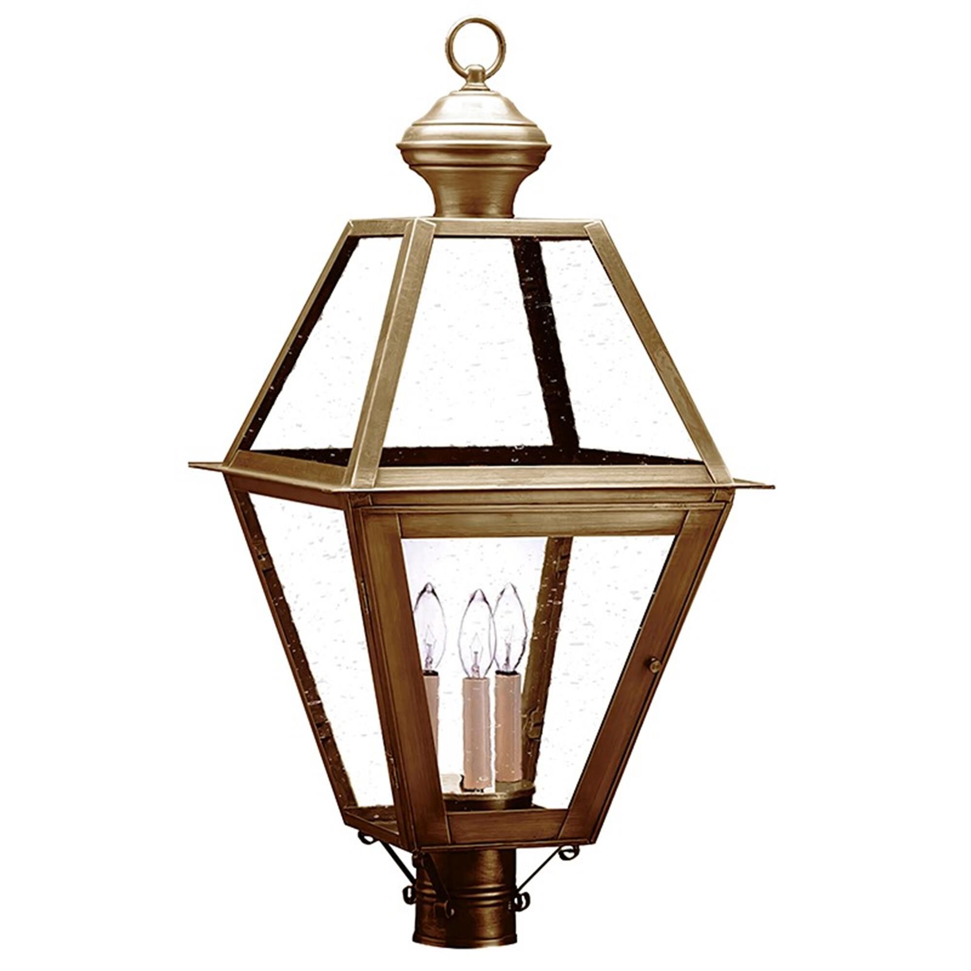 Boston 29 Inch 3 Light Outdoor Post Lamp
