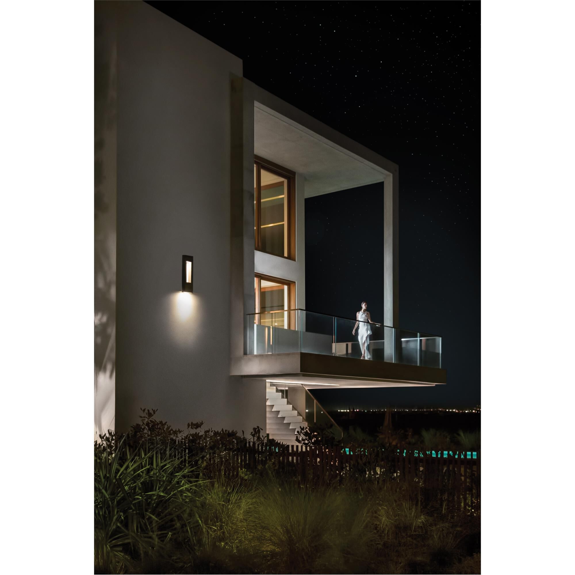 Atlantis 24 Inch Outdoor Wall Light