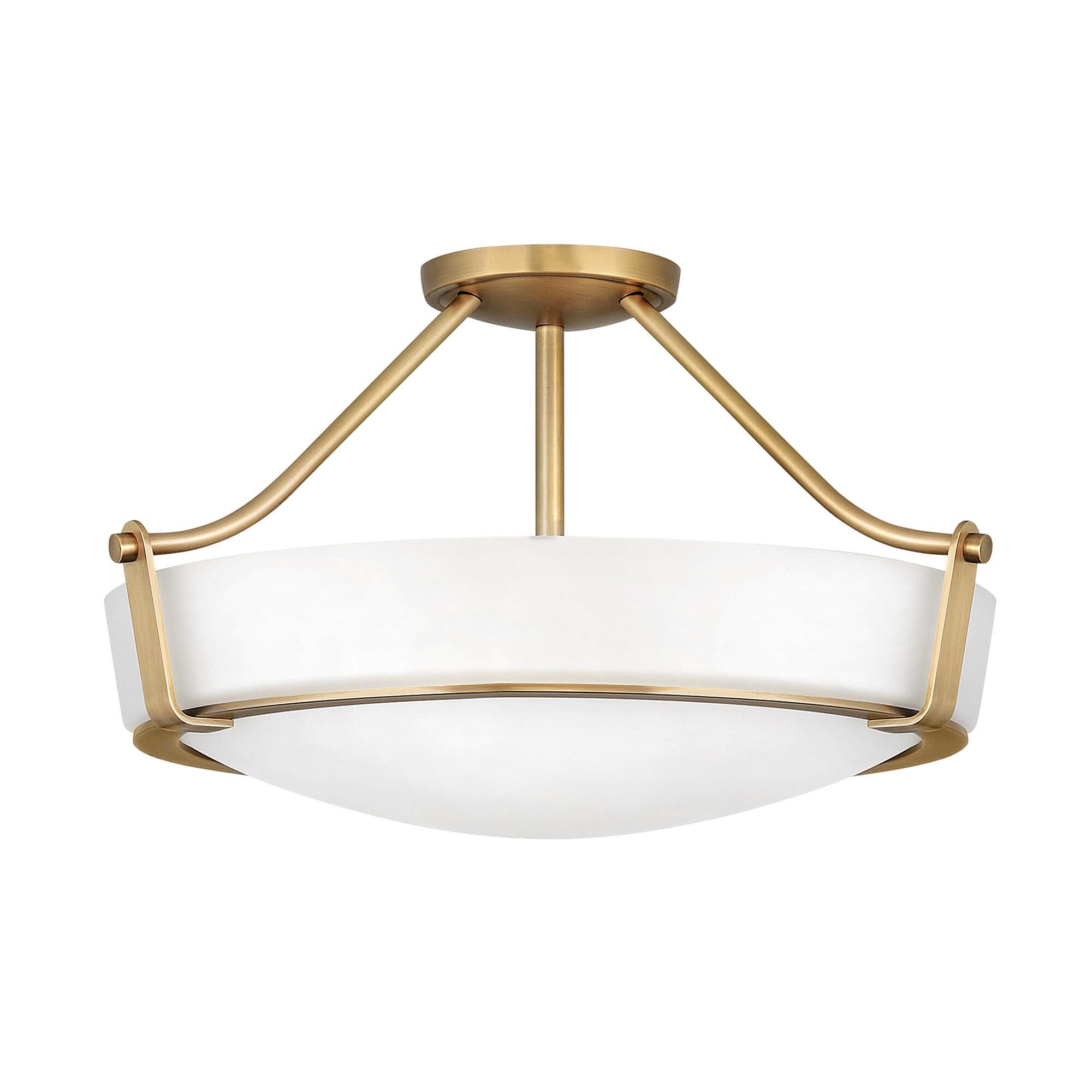 Hathaway 21 Inch 4 Light Semi Flush Mount