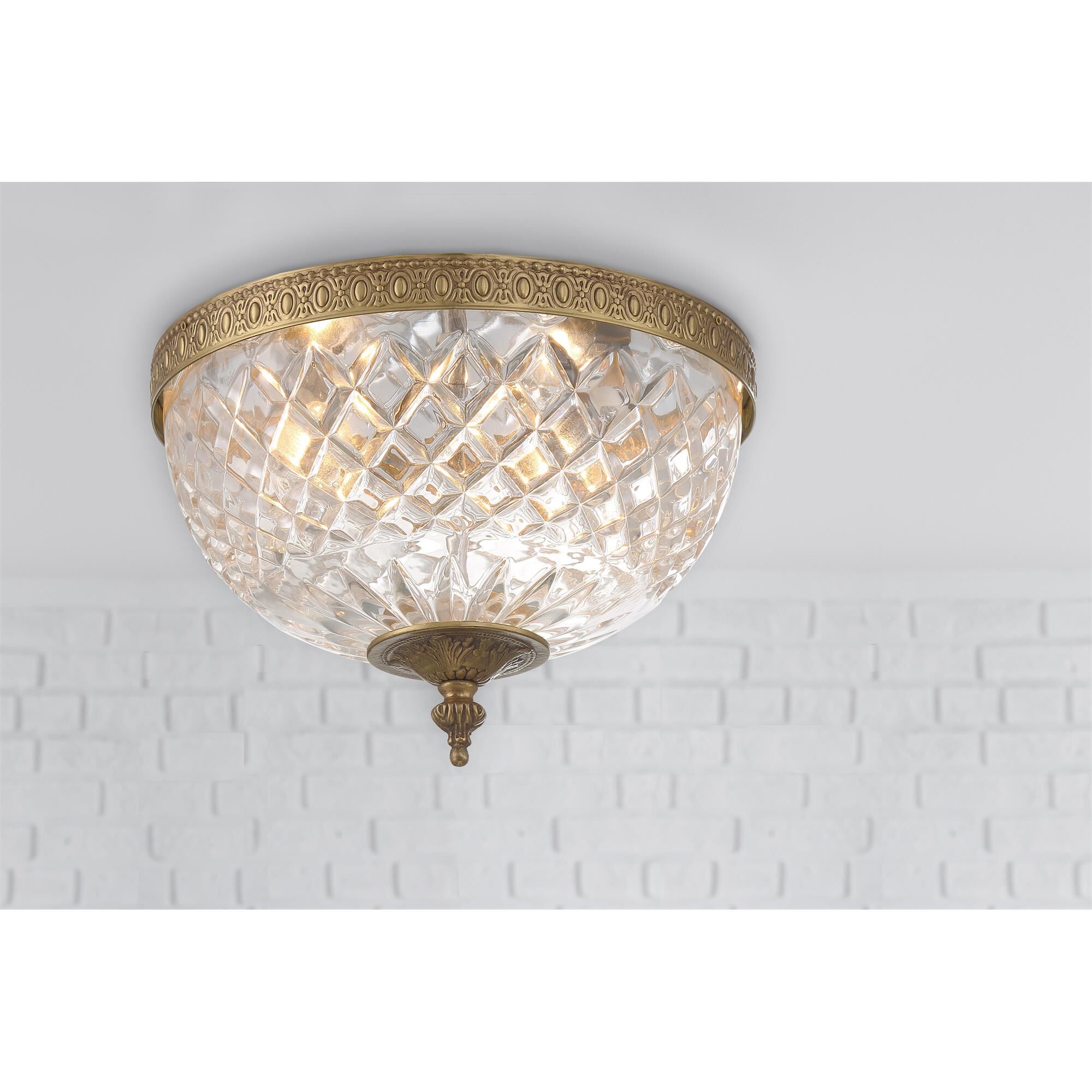 Ceiling 10 Inch 2 Light Semi Flush Mount