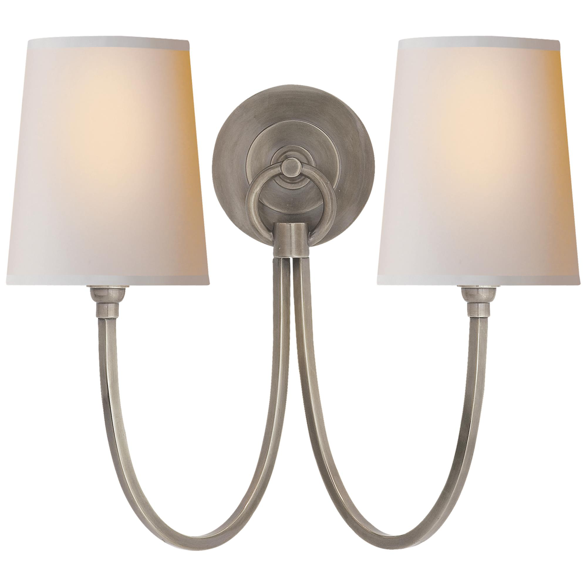 Thomas O'Brien Reed Medium 2 Light Wall Sconce